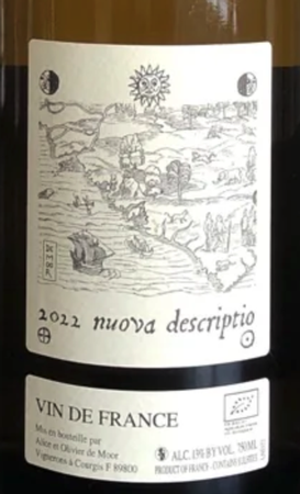 Domaine Alice et Olivier De Moor Nuova Descriptio 2022